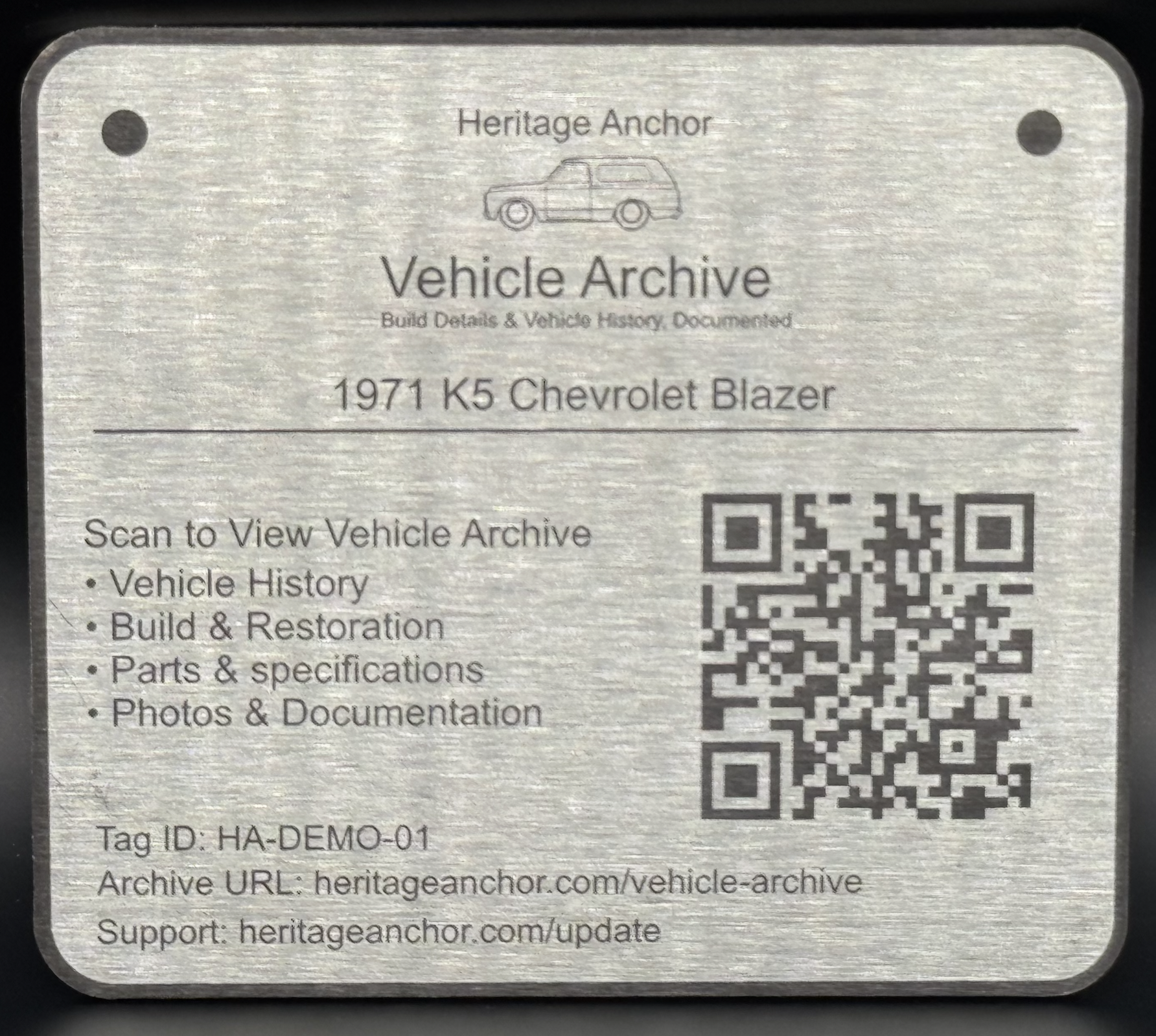 Vehicle Archive